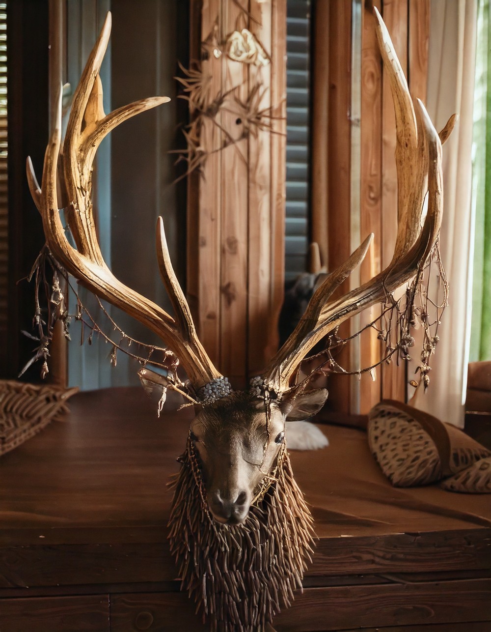 Antler Decor For A Cabin-inspired Touch