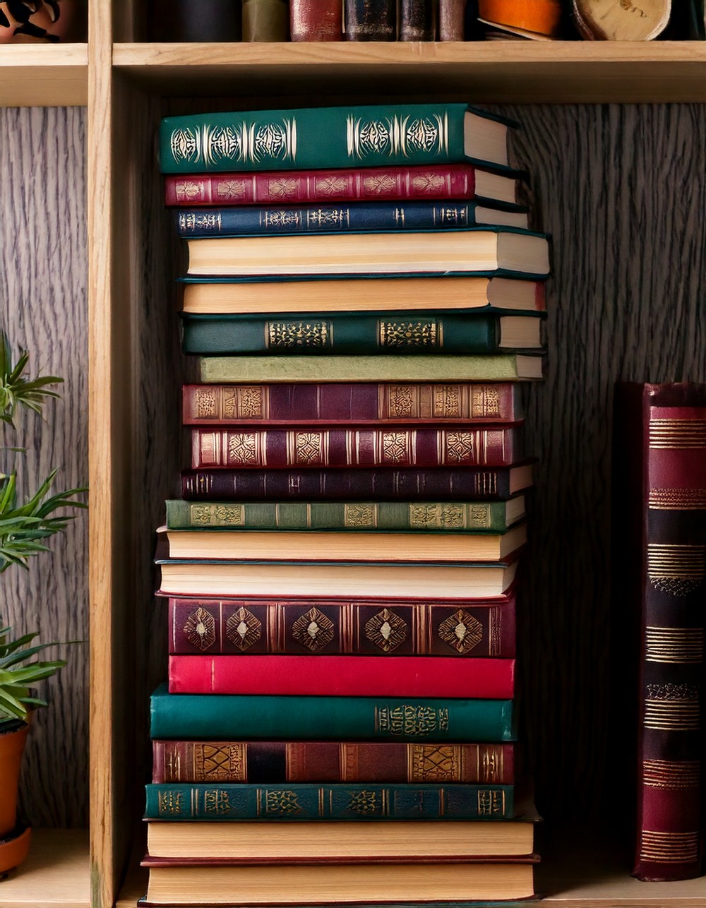 Backward Book Spine