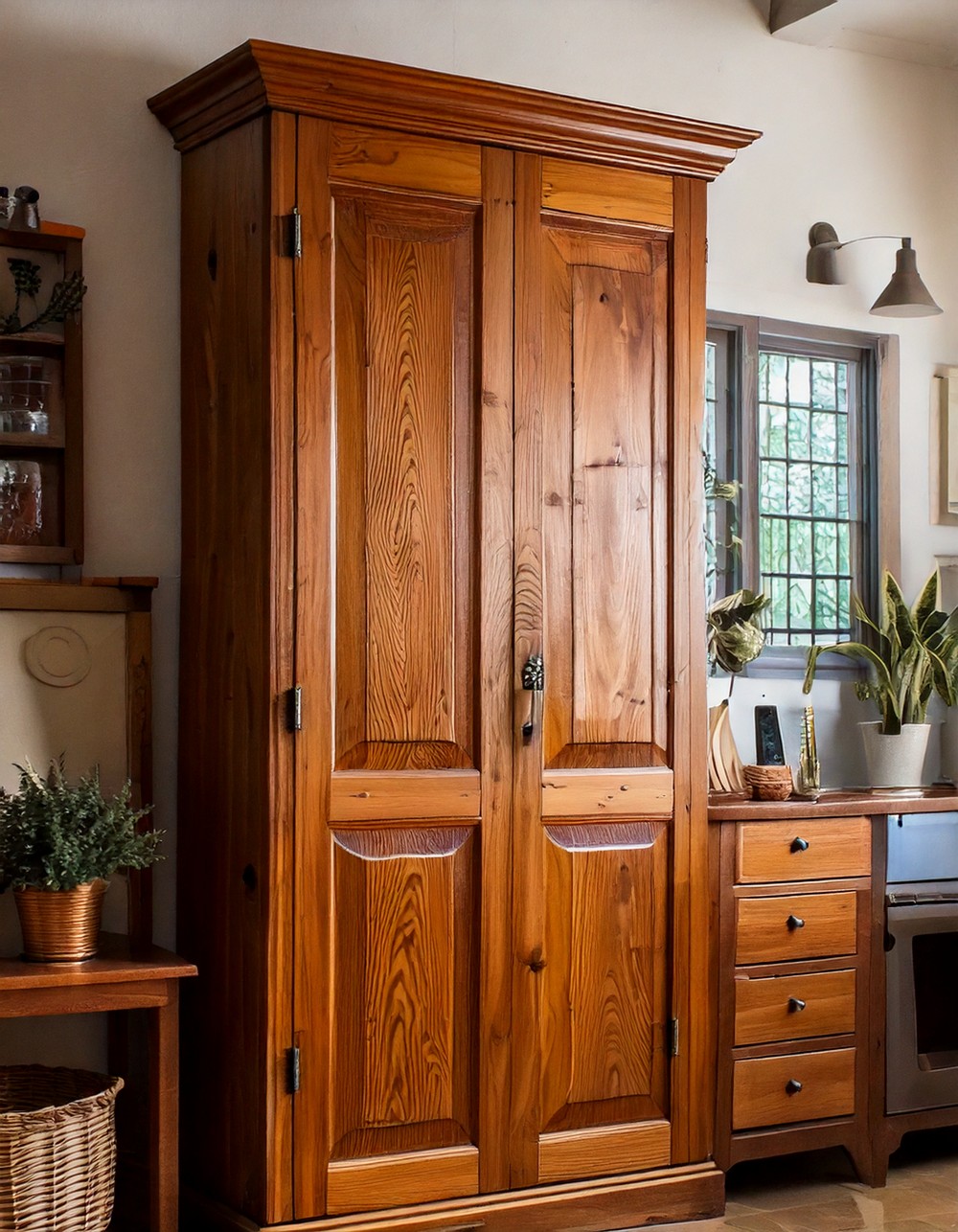 Barn Door Style Cabinet