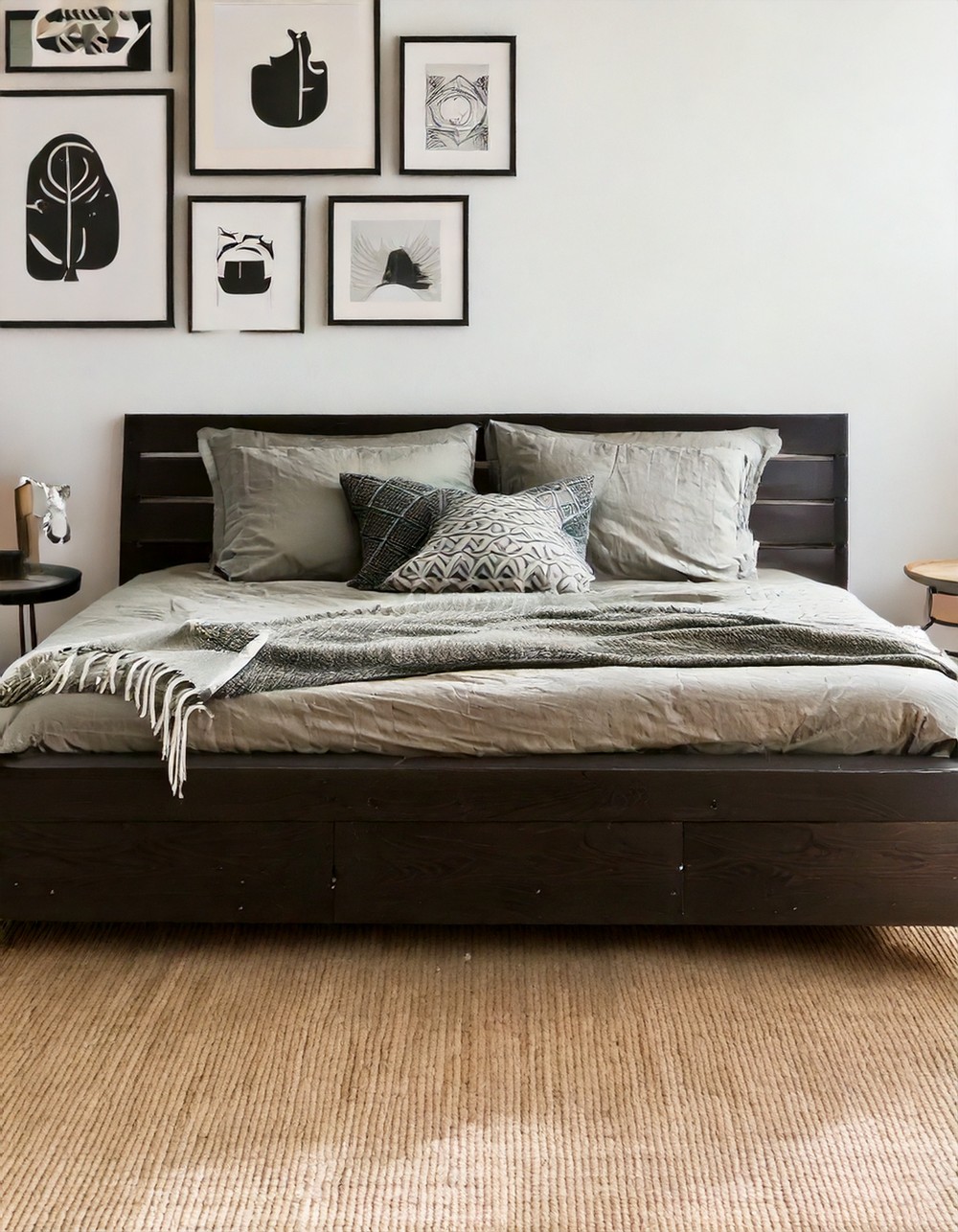 Black Industrial Bed Frame