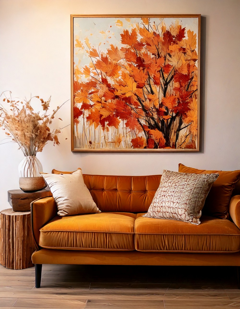 Bold Autumn-Themed Wall Art