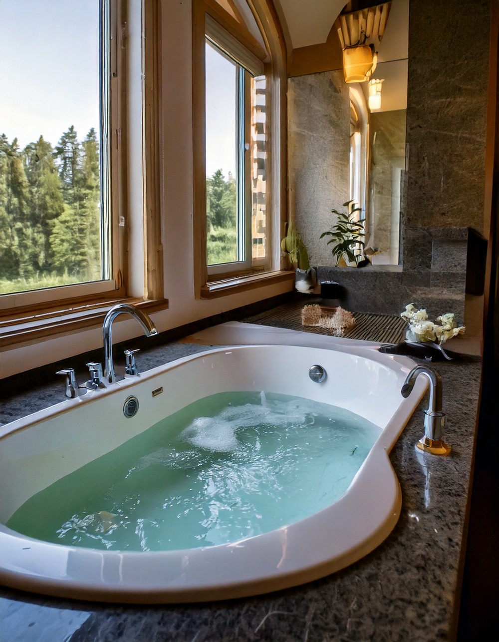 Built-in Whirlpool Tub