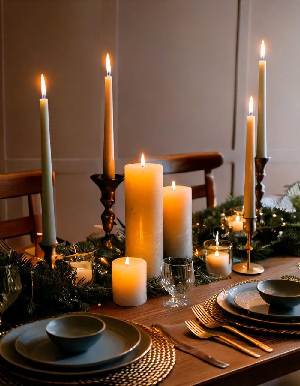 Candles in Varying Heights