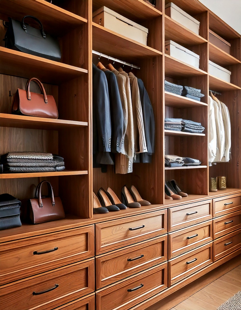 Custom built-in cabinetry for personalized storage
