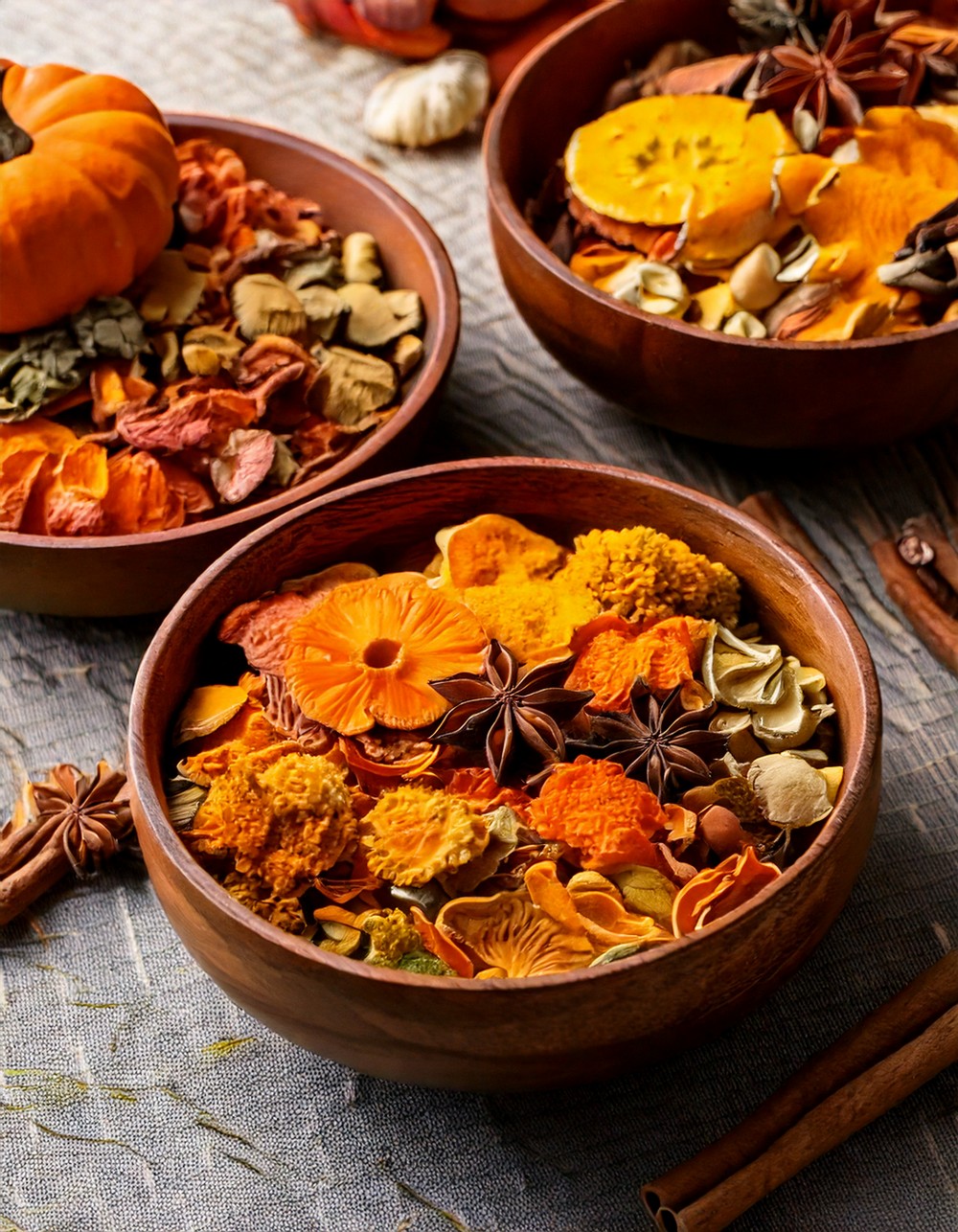 DIY Pumpkin Spice Potpourri Bowls