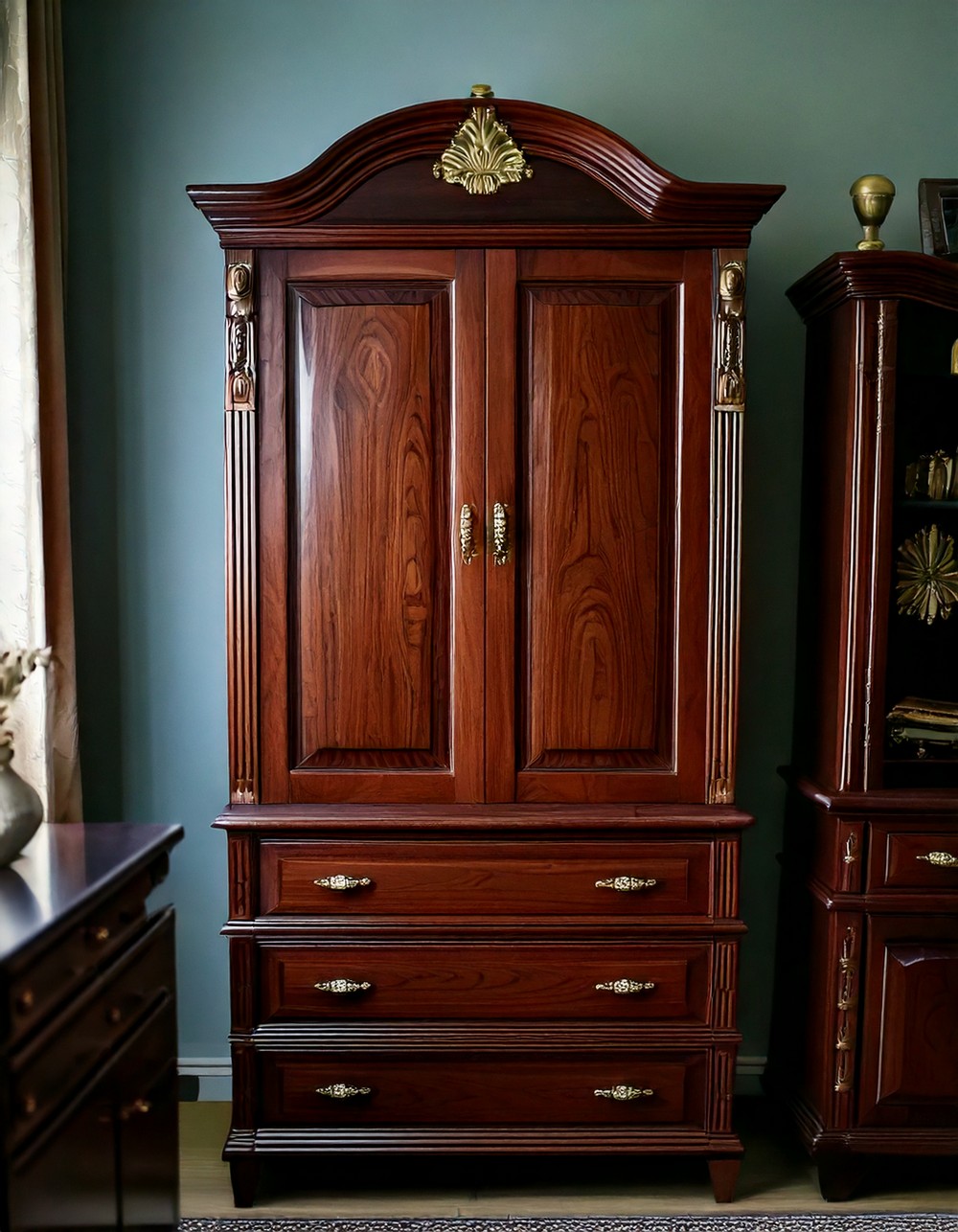 Dark Alder Armoire