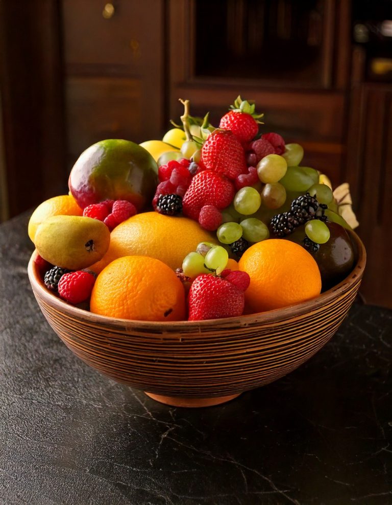 Display a Bowl of Seasonal Fruit