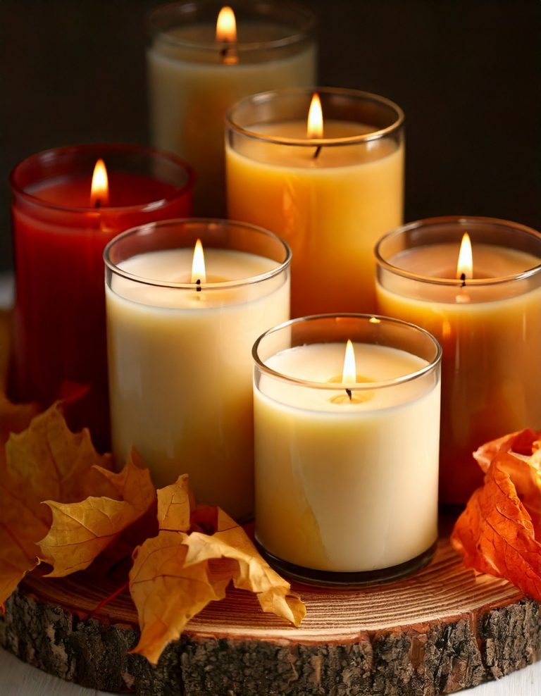 Fall Scented Soy Candles