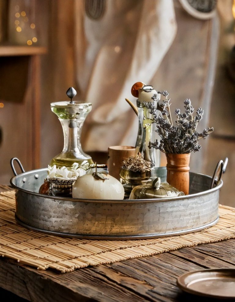 Galvanized Metal Tray
