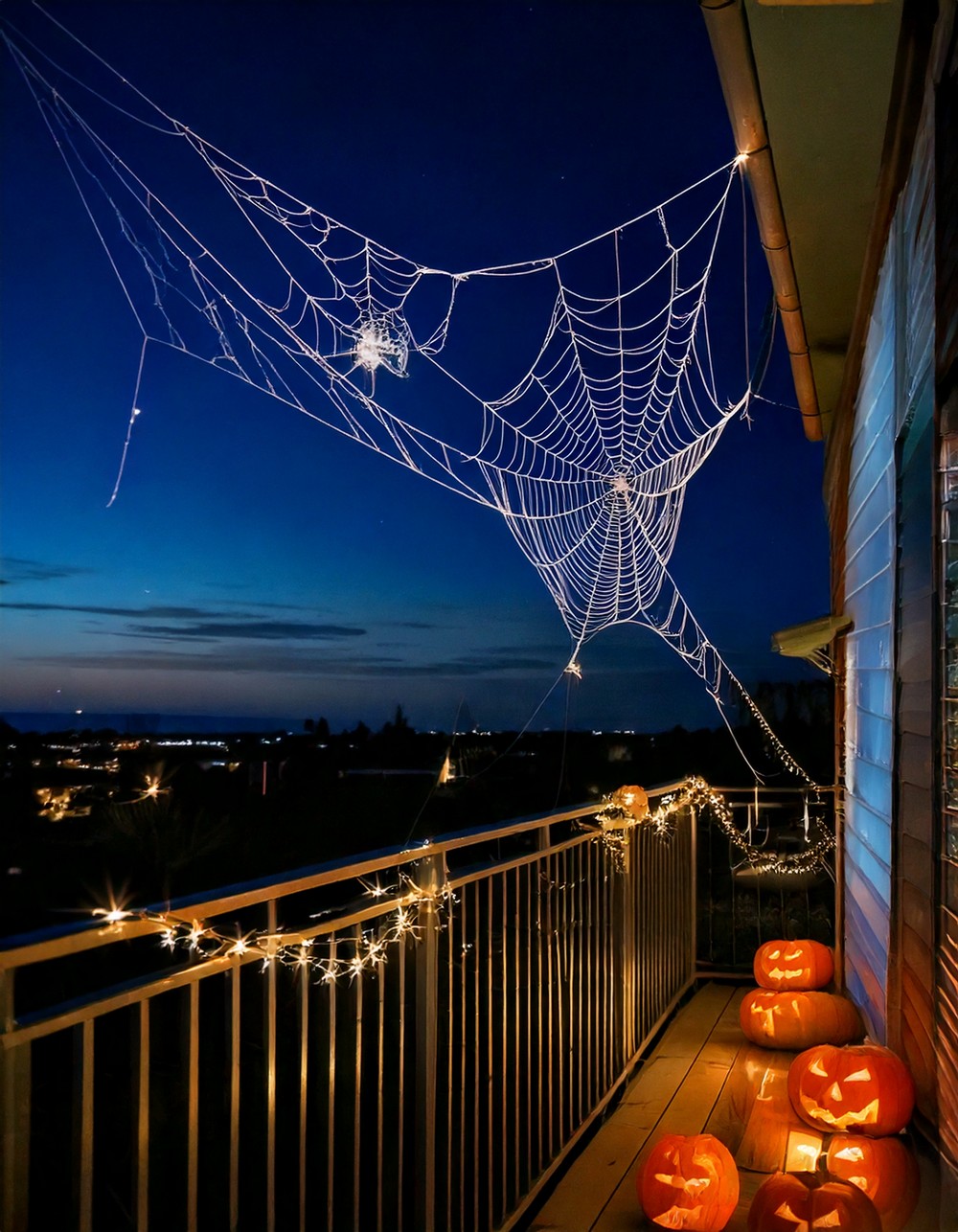Glow-in-the-Dark Spider Webs