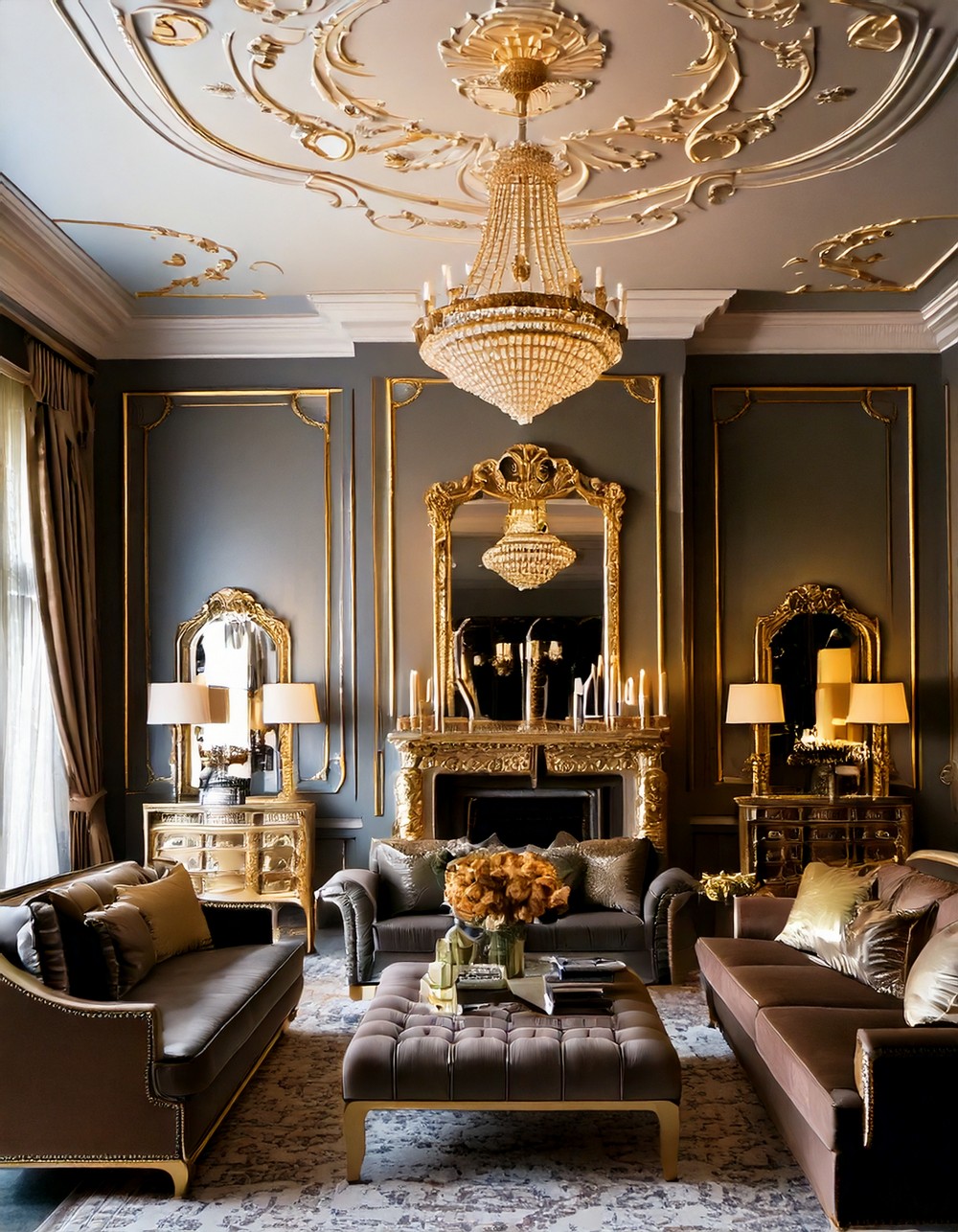 Gold Foil Wallpaper