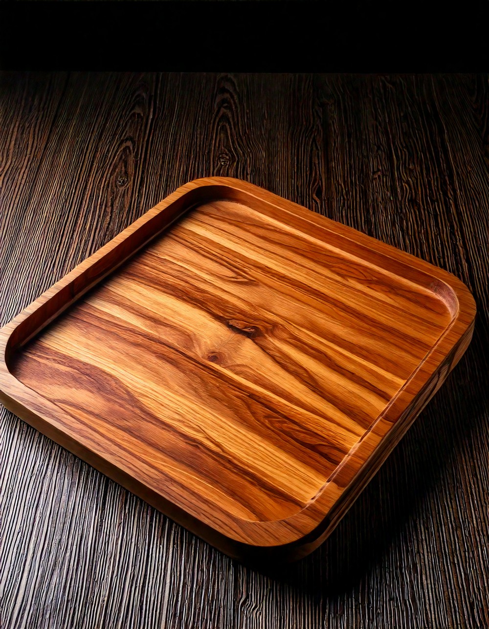 Handcrafted Wooden Coffee Table Tray