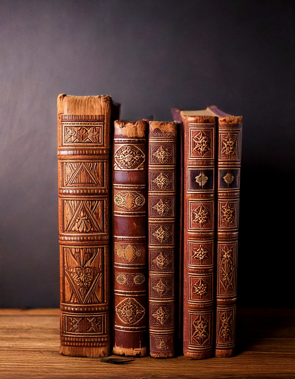 Include Rustic Wooden Bookends