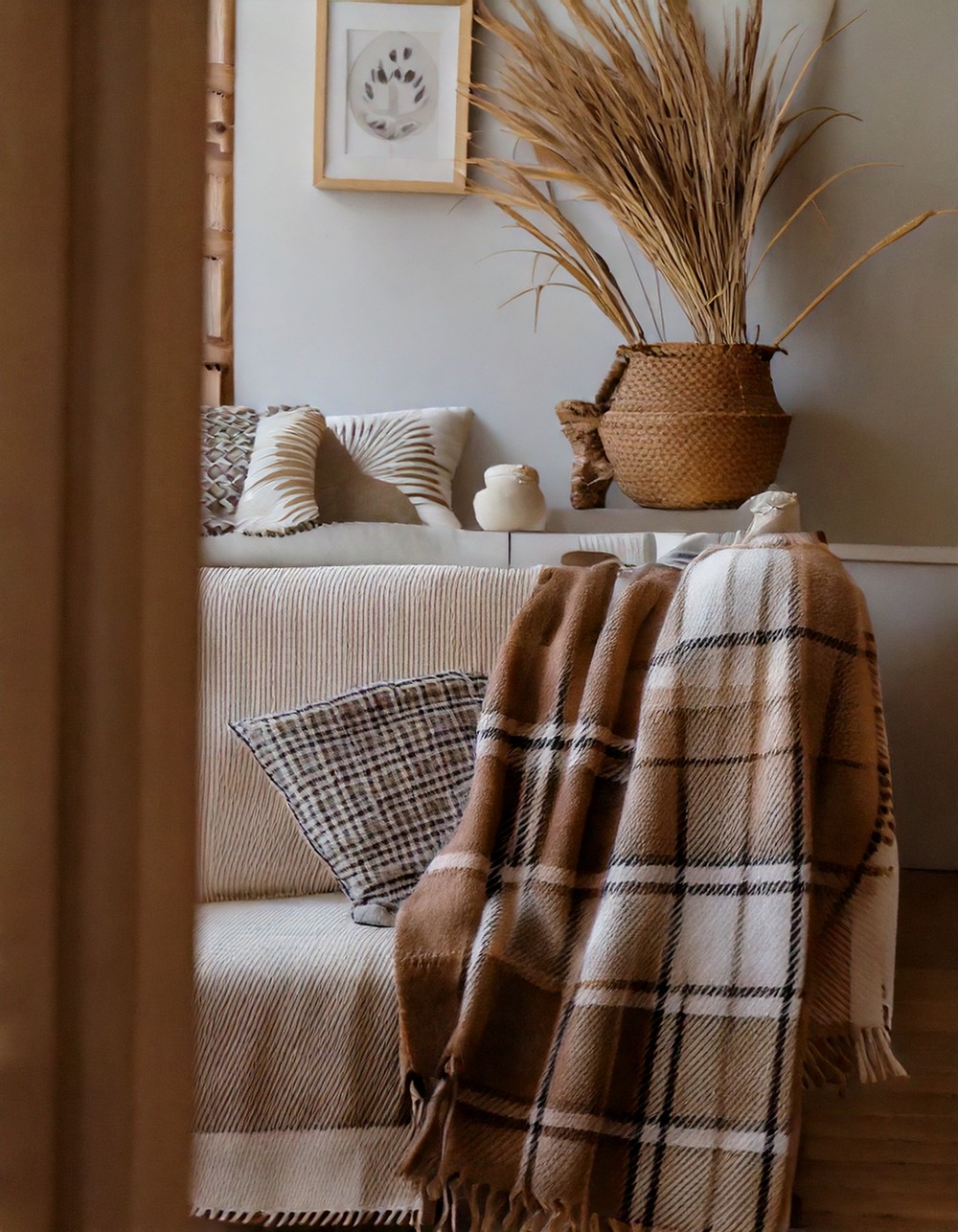 Incorporate a Subtle Plaid Pattern