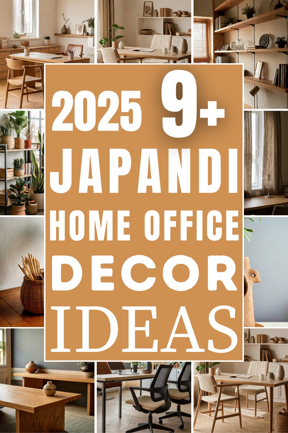 Japandi Home Office Decor Ideas