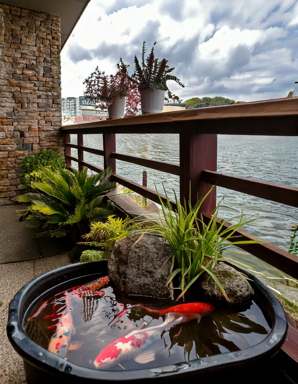 Koi Fish Pond