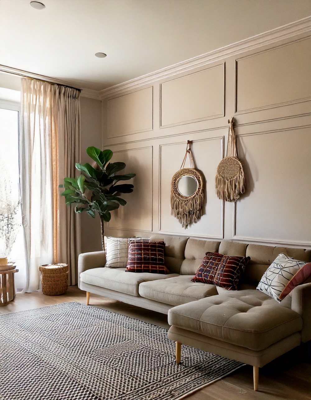 Layered Area Rugs