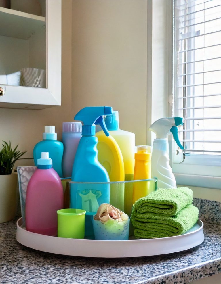 Lazy Susan for under-sink storage