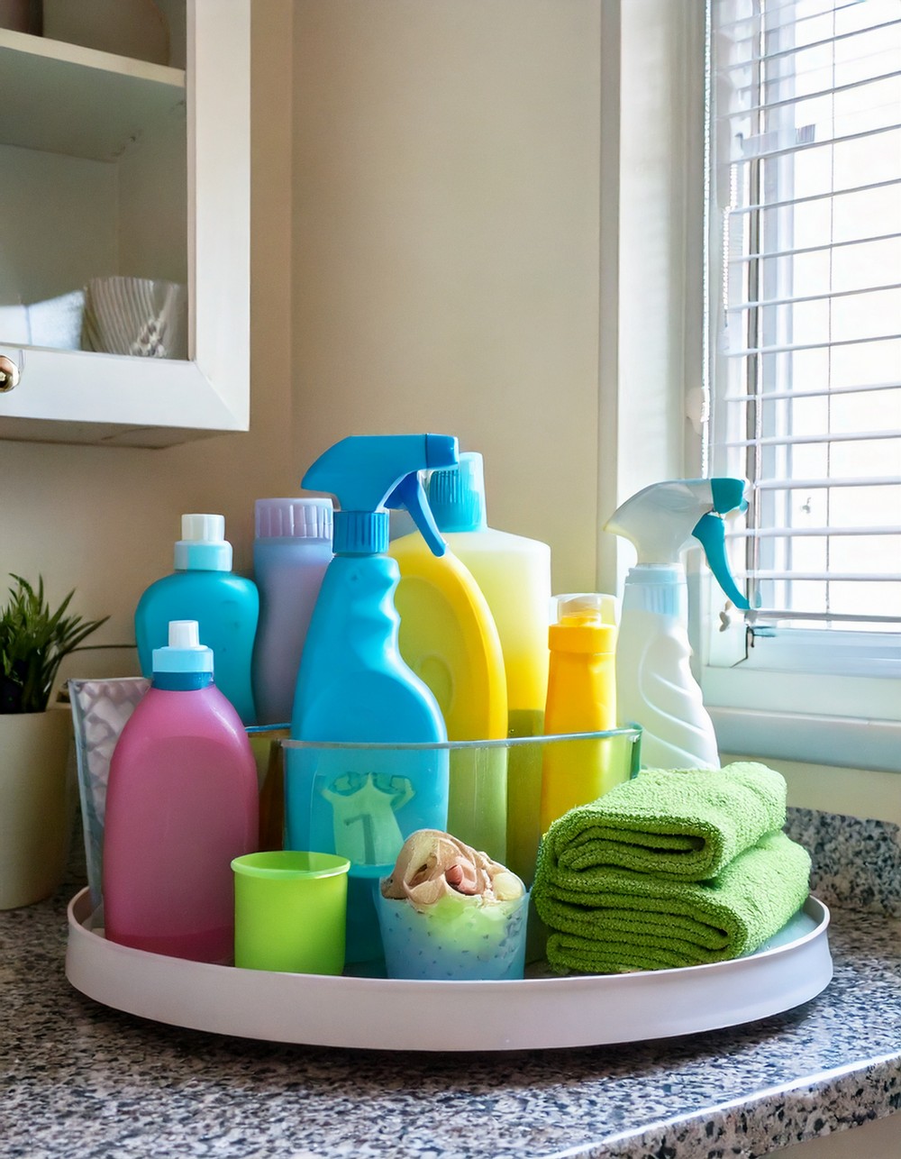 Lazy Susan for under-sink storage