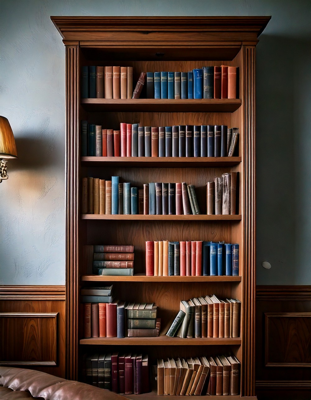 Mahogany Bookshelf