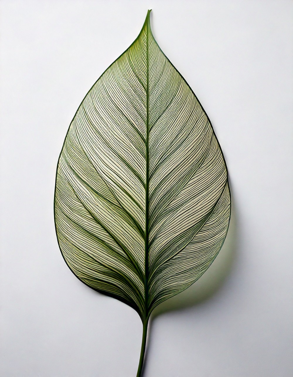 Minimalist Leaf Line Drawings