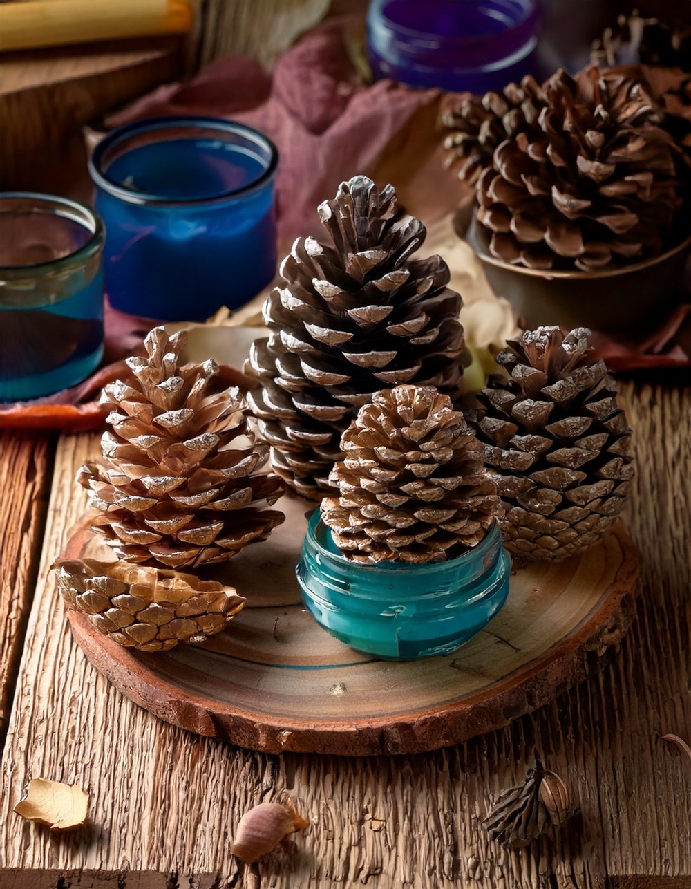 Paint Pinecones For A Rustic Accent