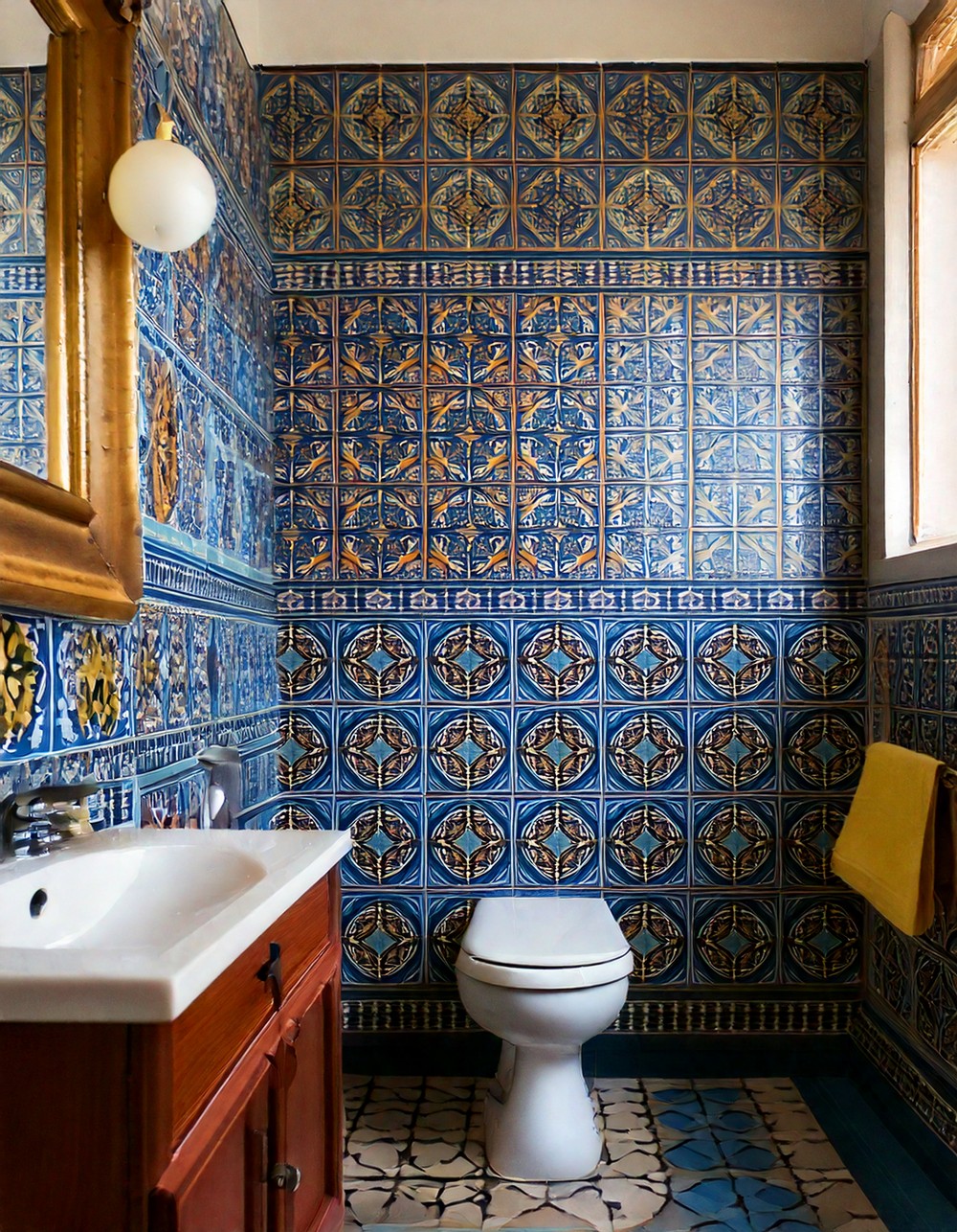 Painted Ceramic Tiles