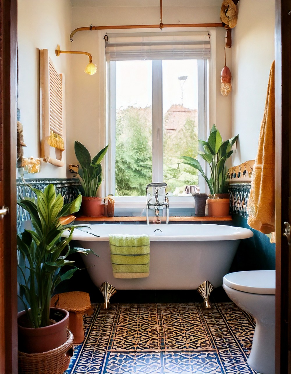 Patterned Bath Mats
