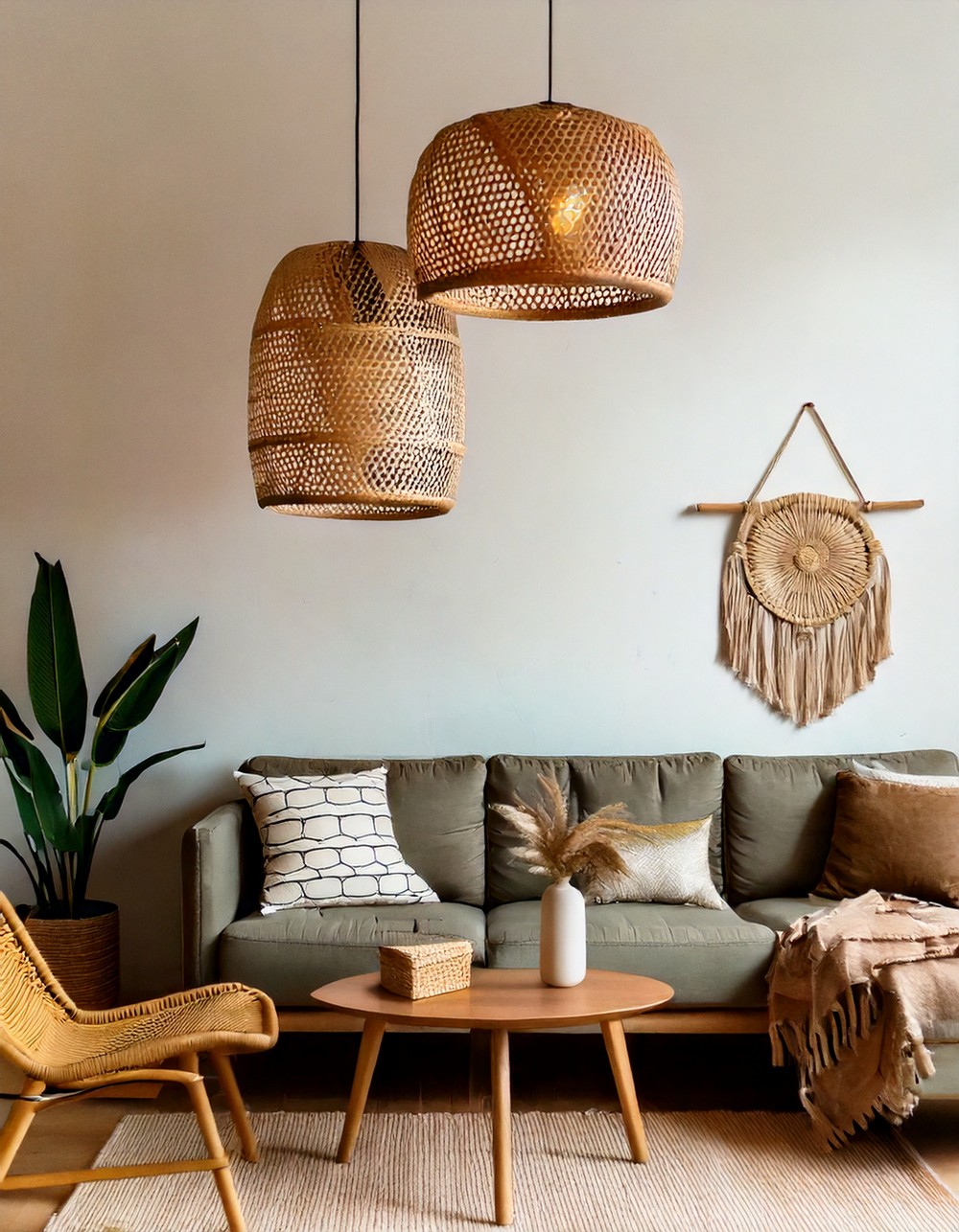 Rattan Pendant Lighting