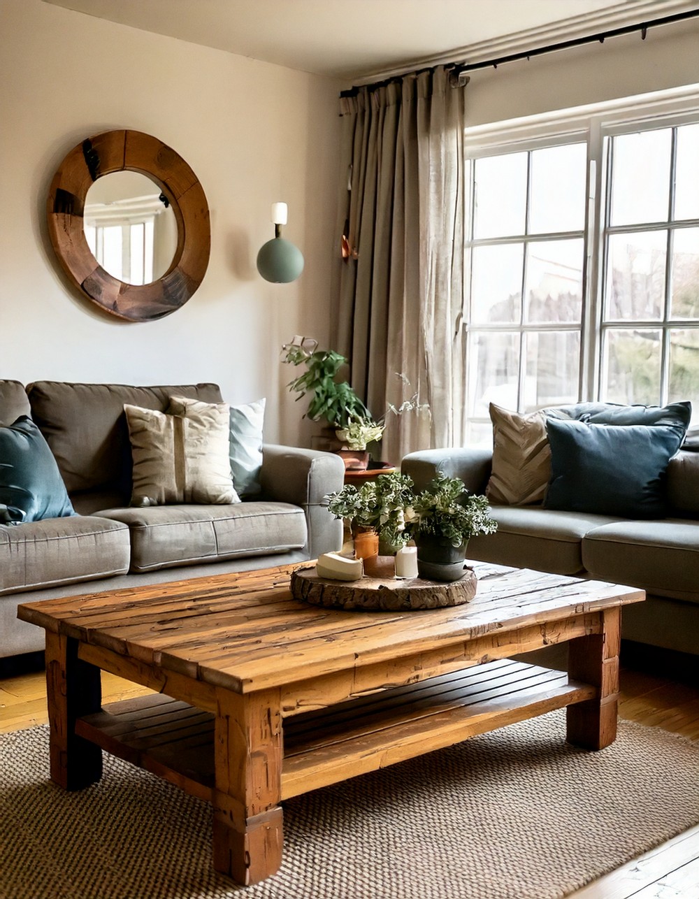 Reclaimed wood coffee table
