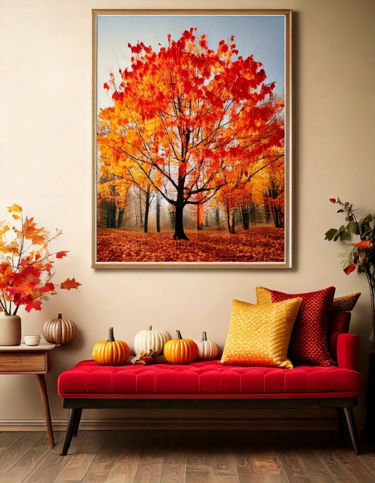 Retro-Inspired Fall Wall Art