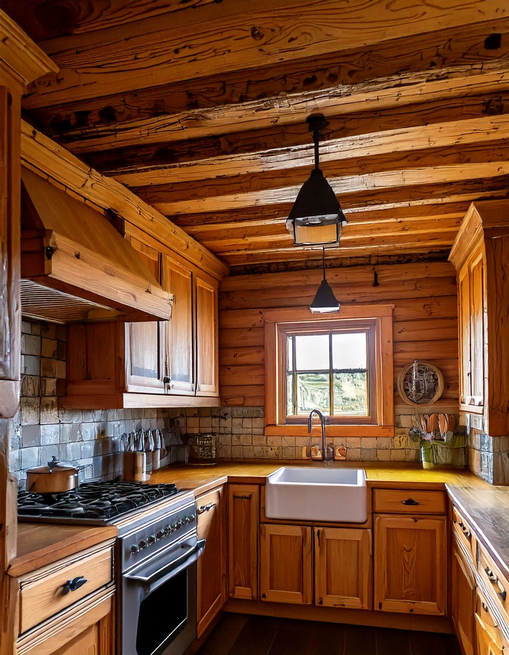 Rustic Wooden Beams
