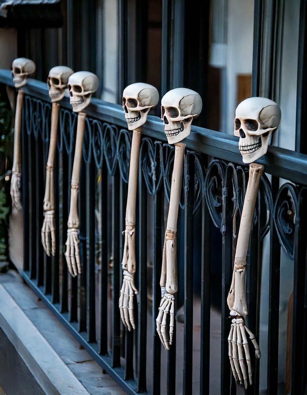 Skeleton Hand Planter Stakes