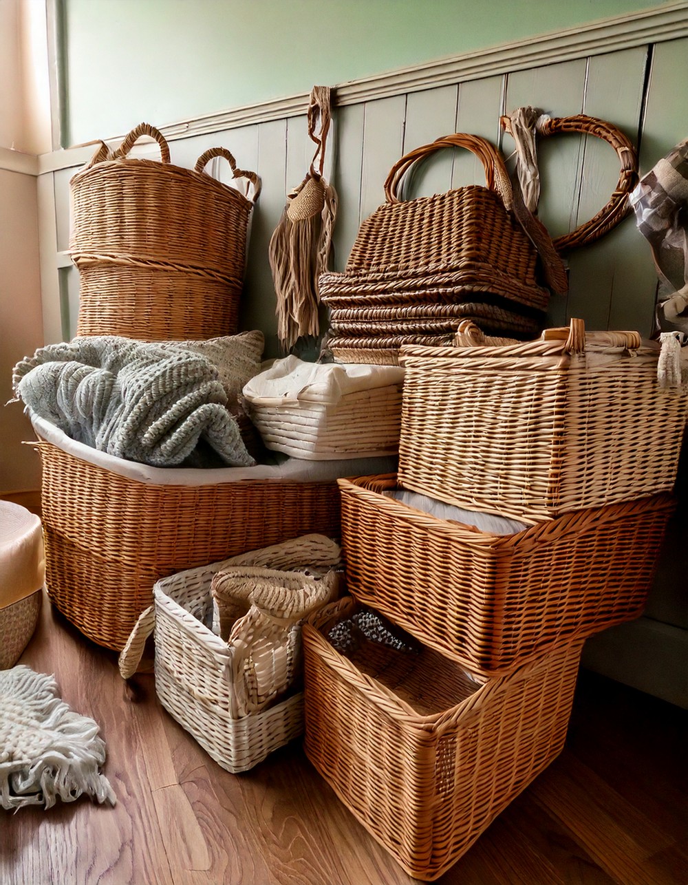 Style With Thrifted Baskets And Trays