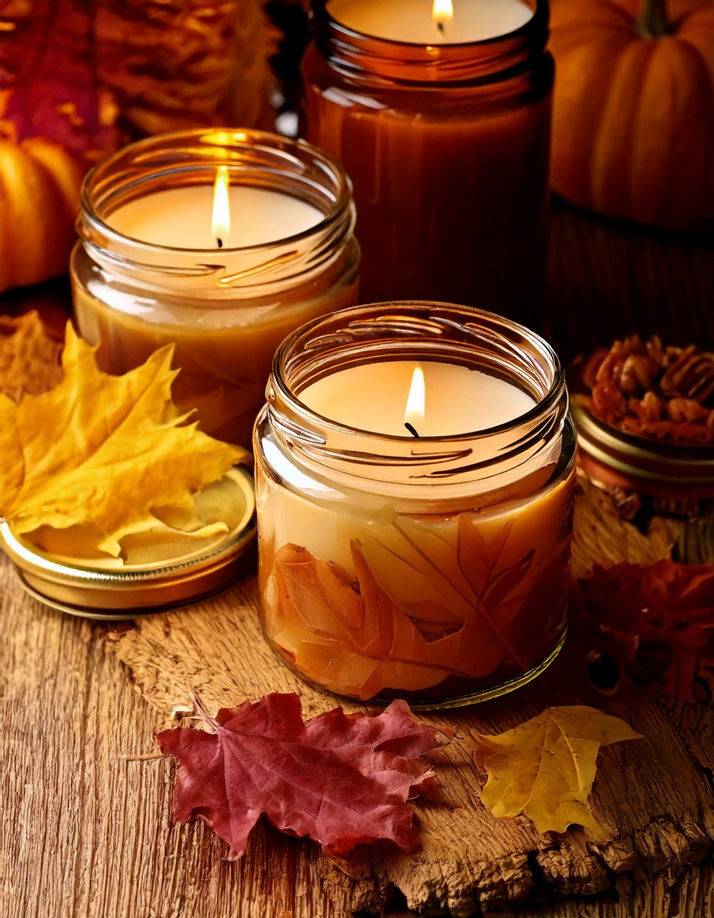 Style with Fall Scented Candle Jars