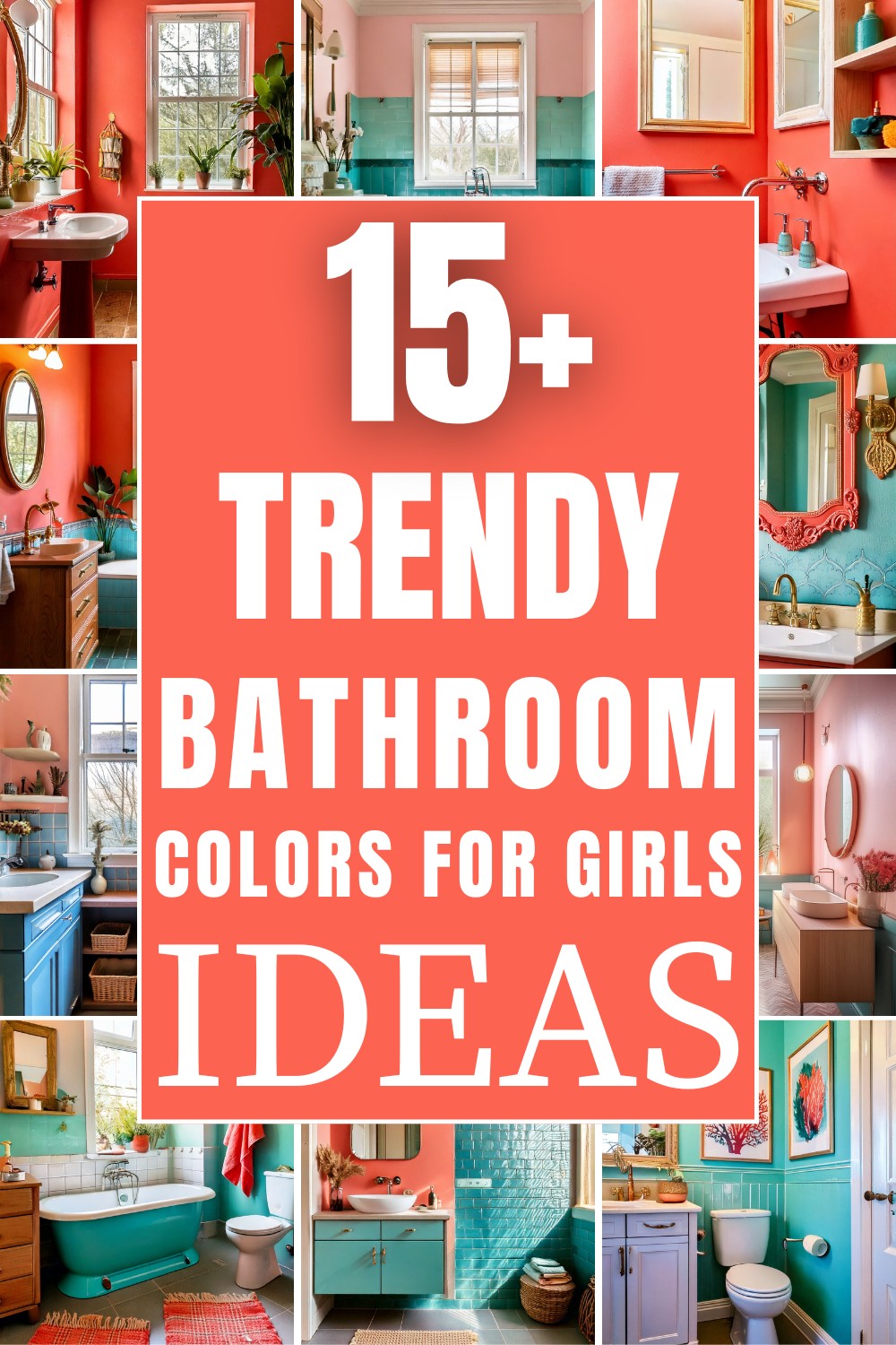 Trendy Bathroom Colors for Girls