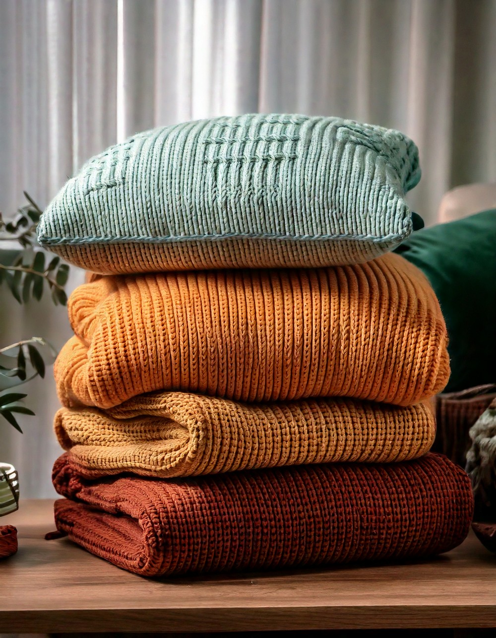 Turn Old Sweaters into DIY Throw Pillows