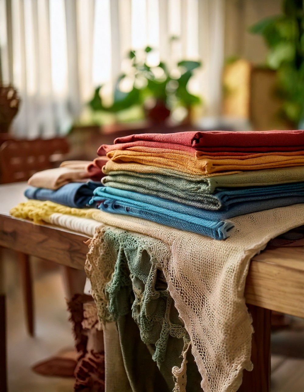 Use Leftover Fabric Scraps as Table Runners