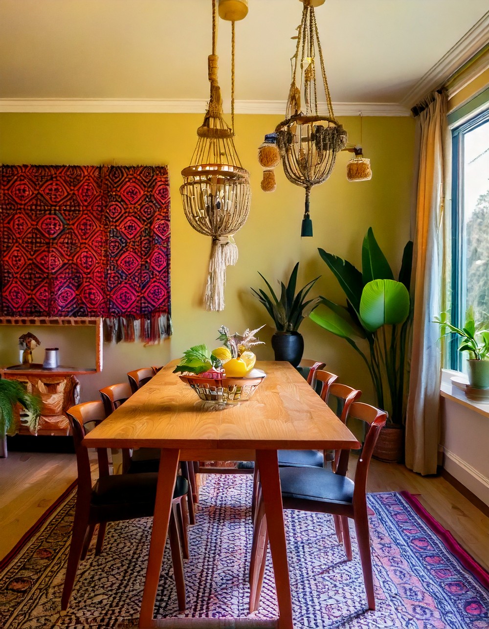 Use a mix of bold colors and patterns