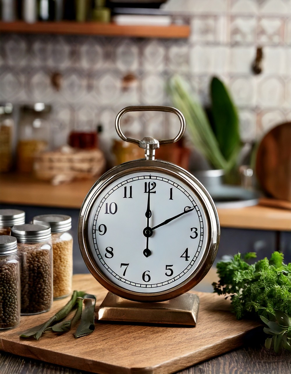 Vintage Scale Clock