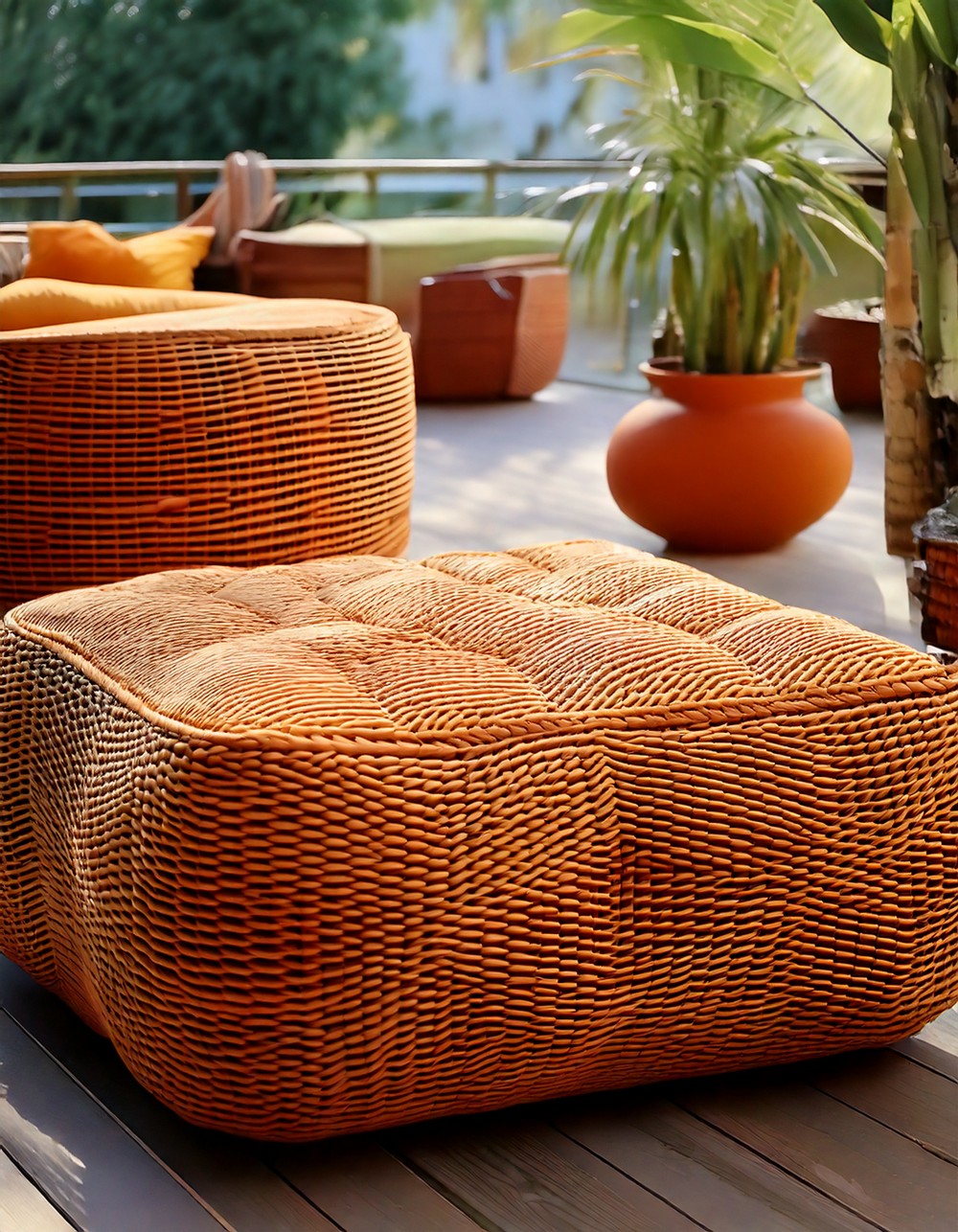 Weatherproof Poufs