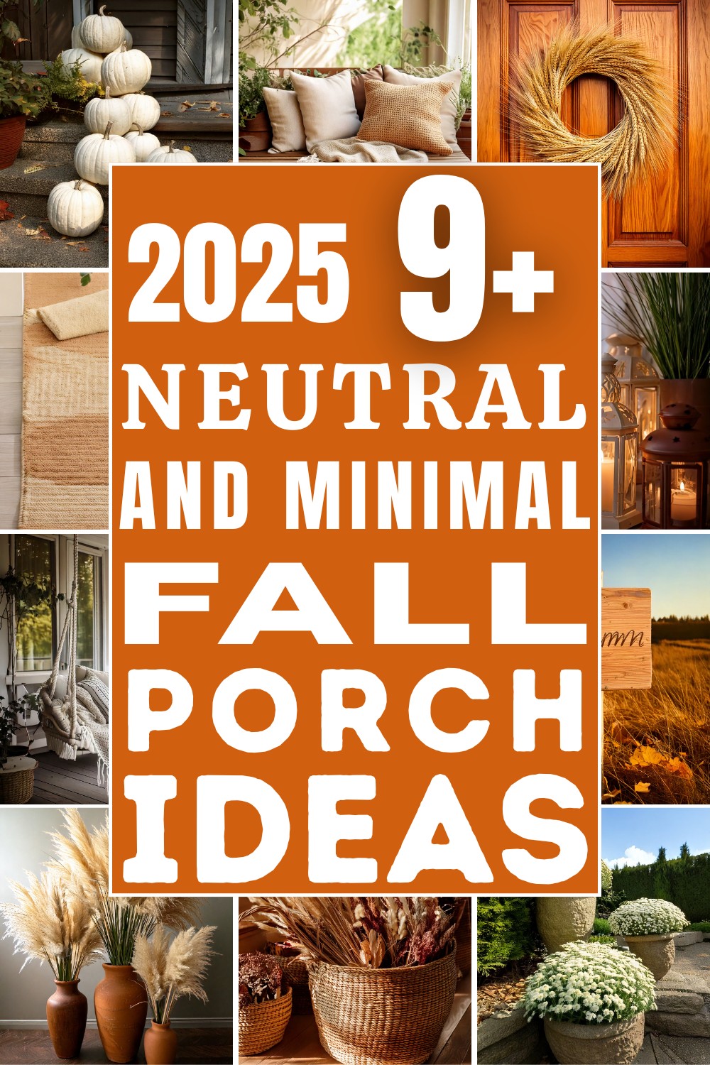 10 Neutral And Minimal Fall Porch Ideas