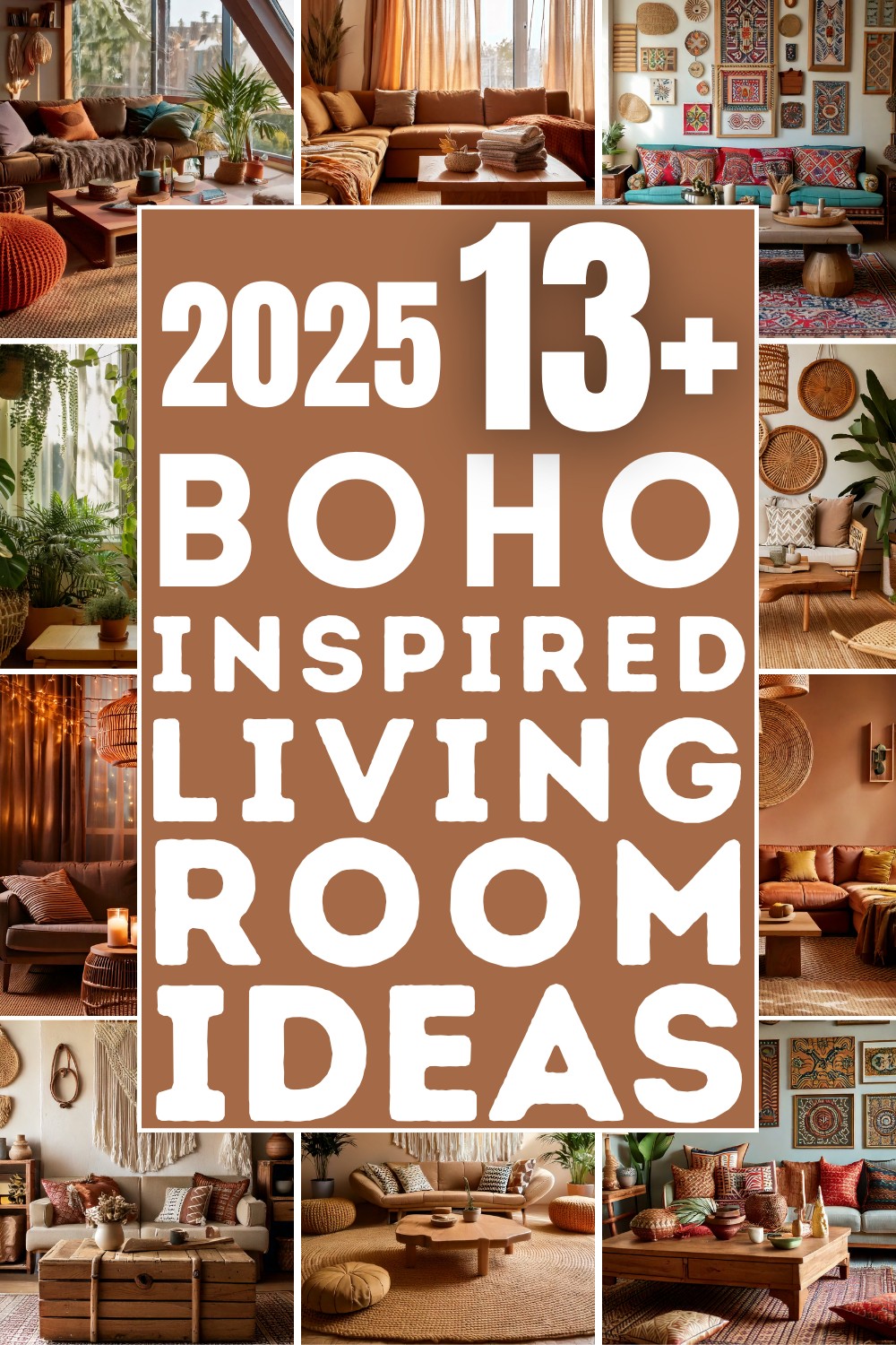 14 Boho Inspired Living Room Ideas
