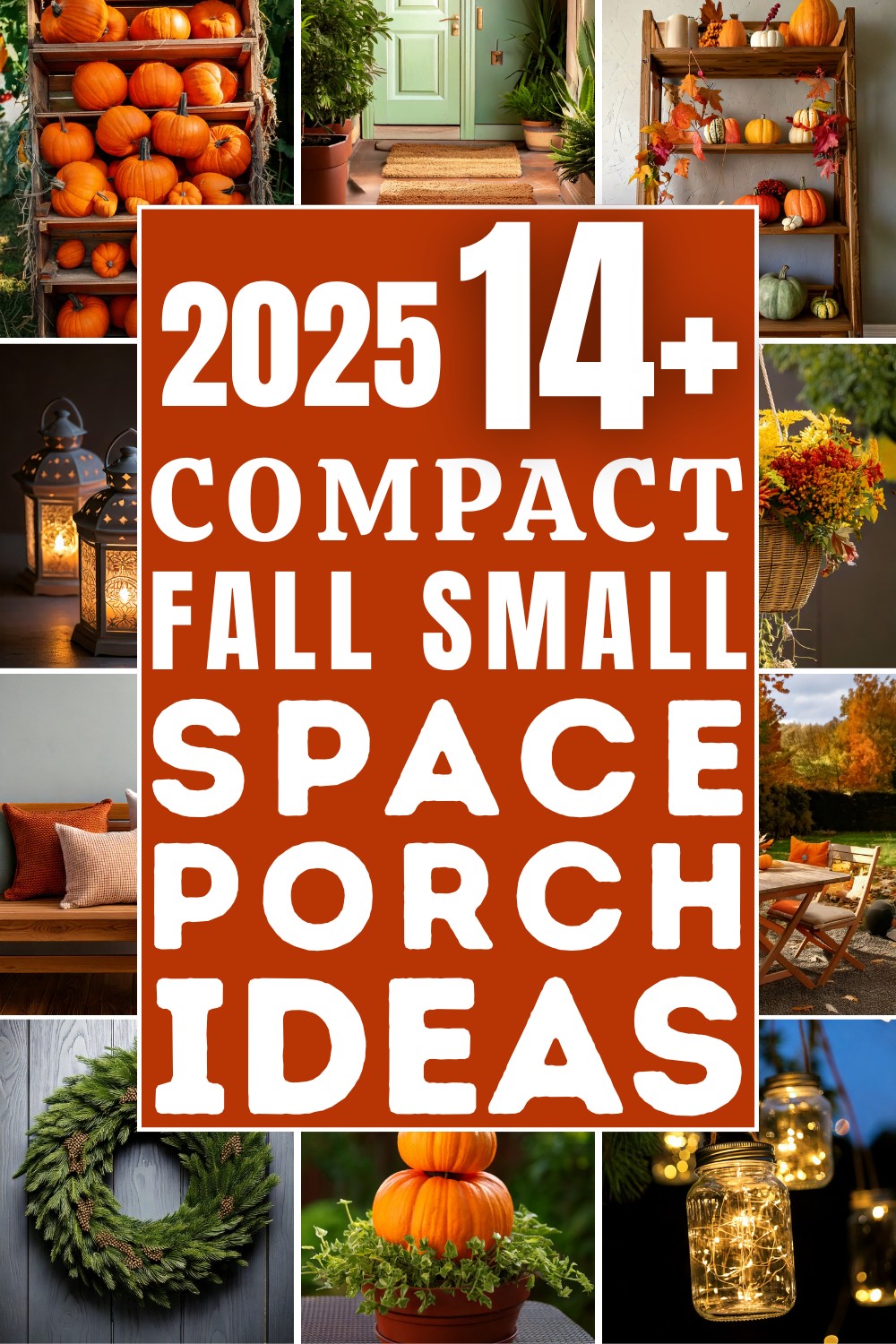 15 Compact Fall Small Space Porch Ideas