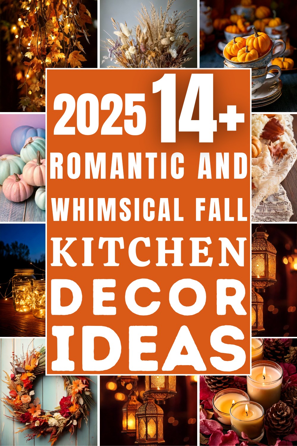 15 Romantic And Whimsical Fall Kitchen Display Ideas