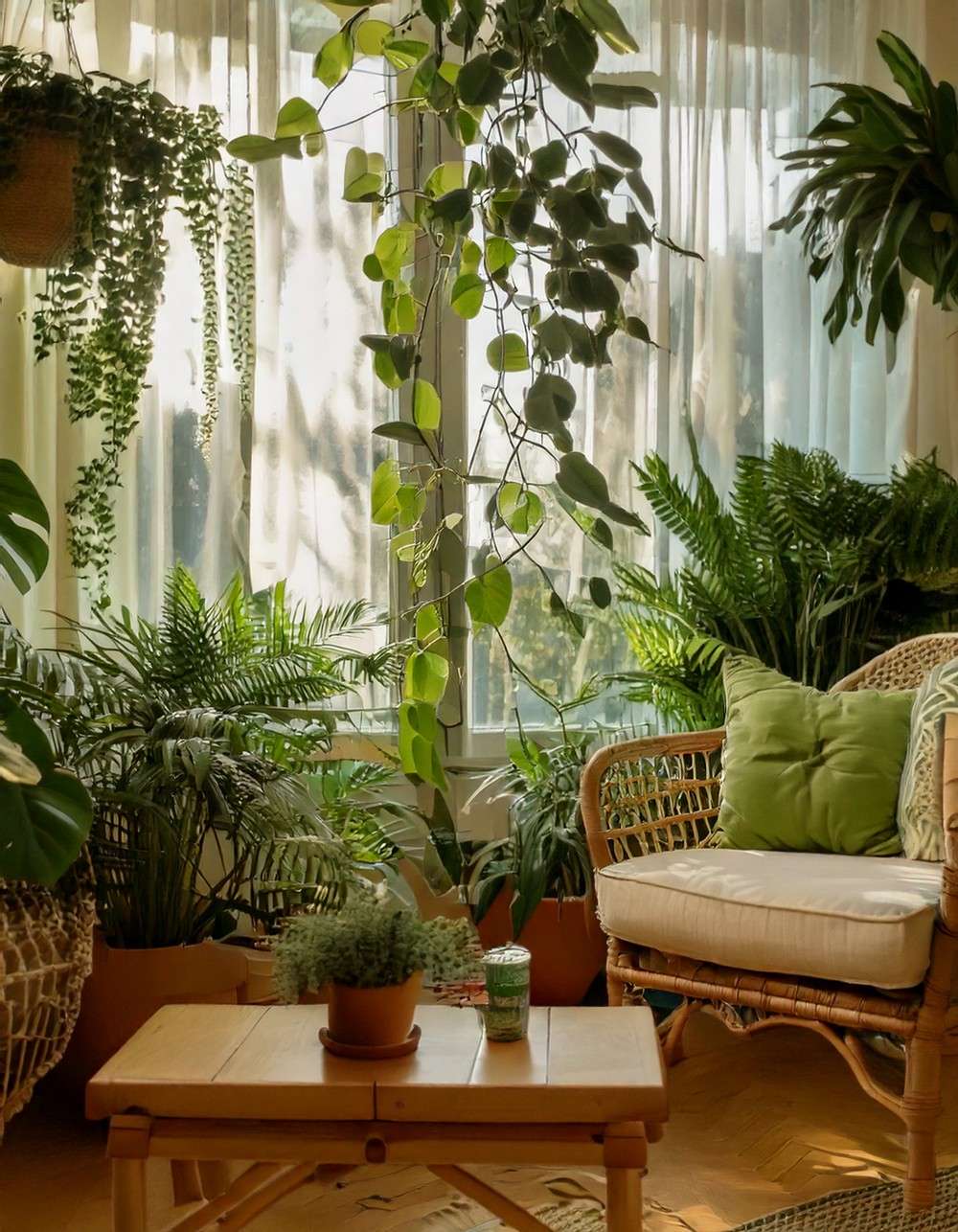 Bring in Plants for a Lush, Organic Feel