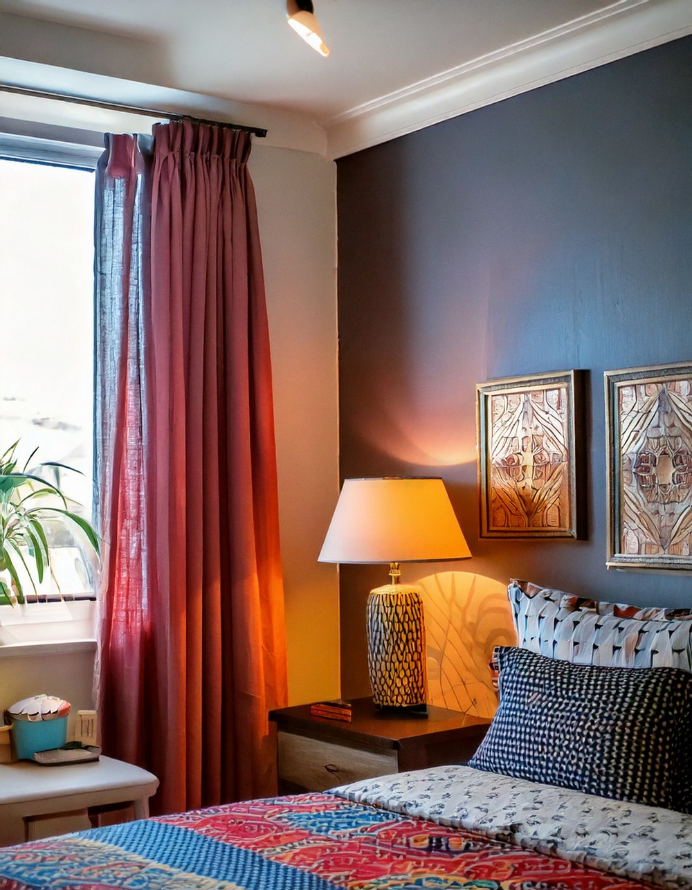 Illuminate Your Small Space With Vibrant Textiles