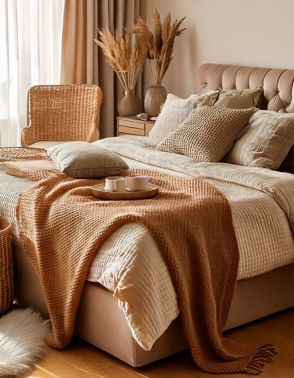 Integrate Soft Textures for a Warm, Cozy Feel