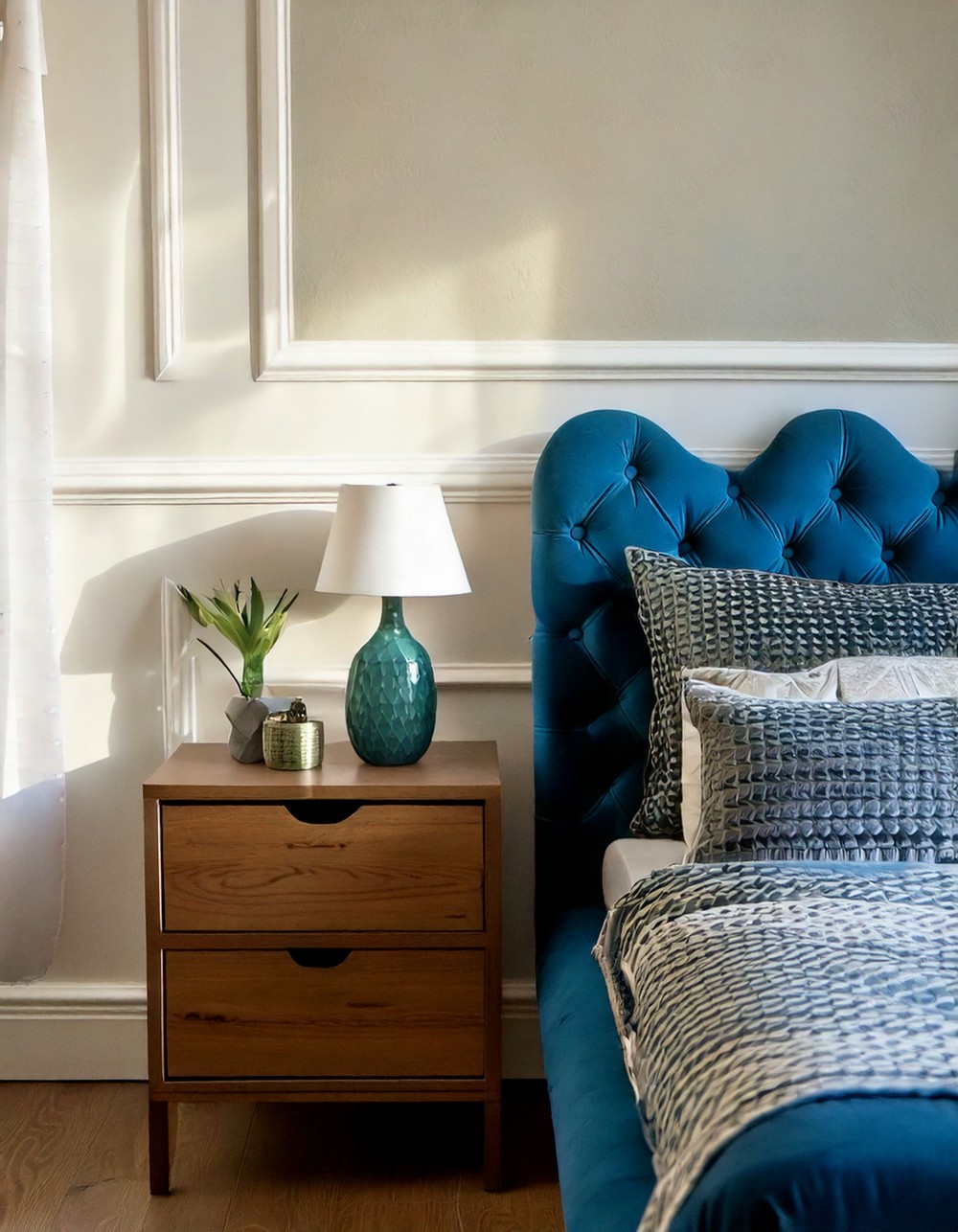 Make a Statement With a Sculptural Headboard