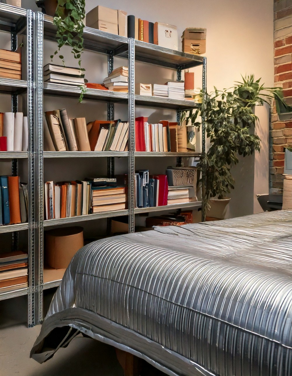 Metal Pipe Shelving
